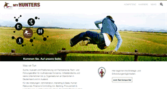 Desktop Screenshot of myhunters.de